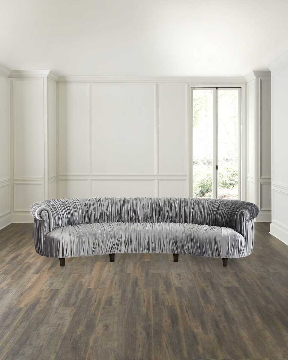 Romana Ruched Sofa, 92"